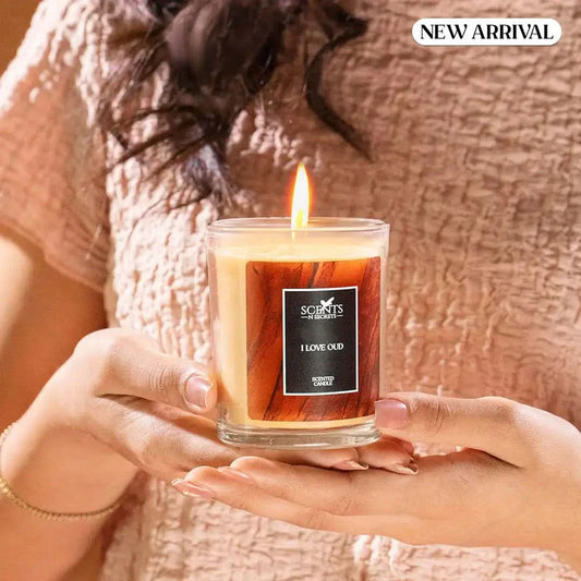 I Love Oud Scented Candle